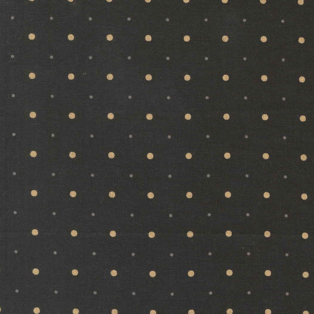 Posh Doily Dots Onxy Noir