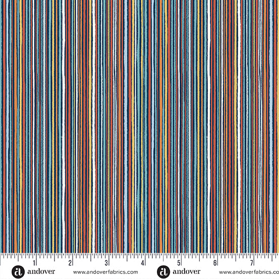 Orbit Fine Stripe Blue