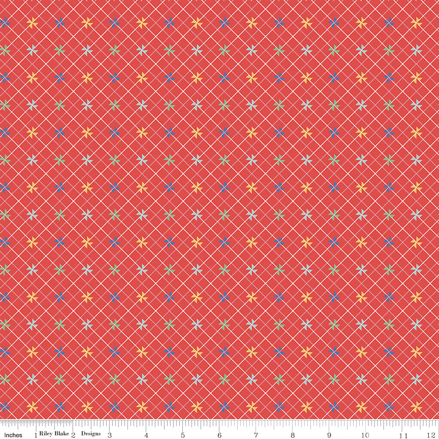 Dear Sweethearts Pinwheels Red