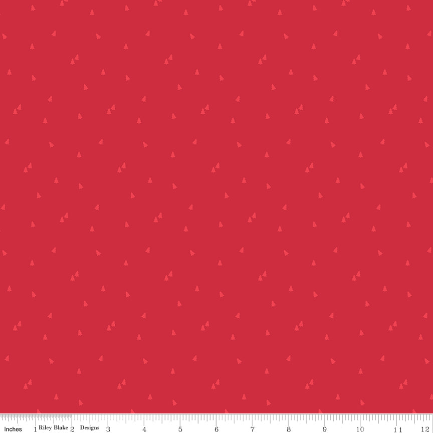Seasonal Basics Trees Red