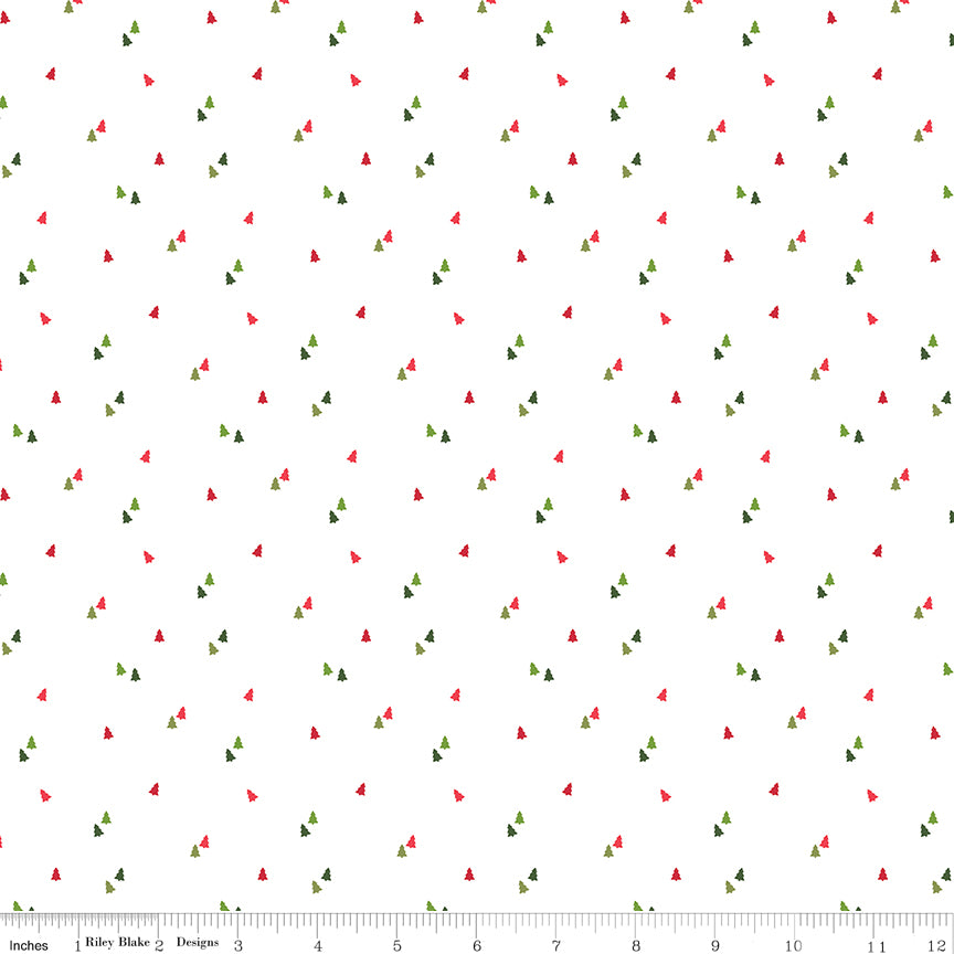 Seasonal Basics Trees White