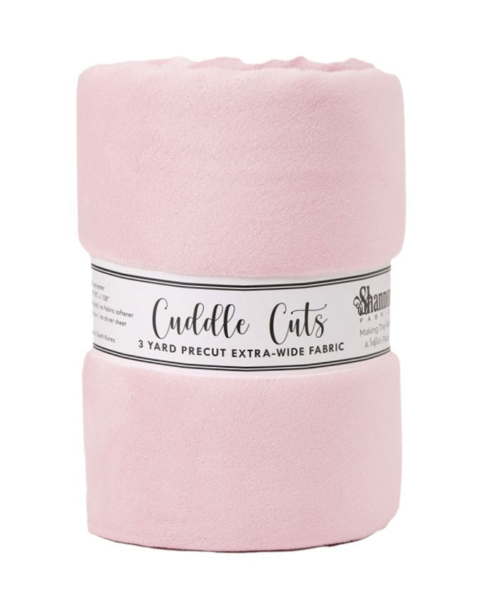 Cuddle Cuts Blush 110" wide