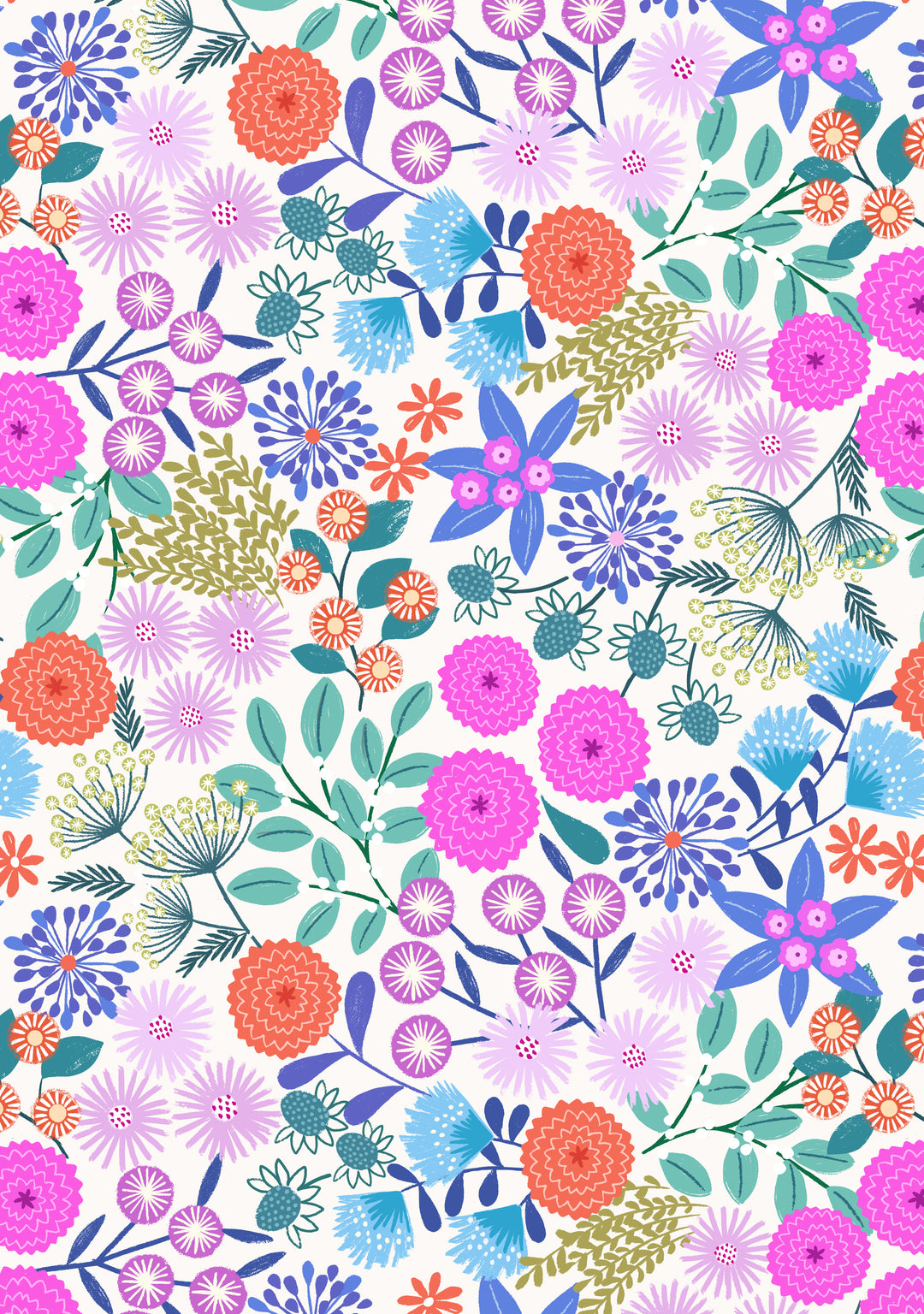 Creative Landscapes Floral on Cream