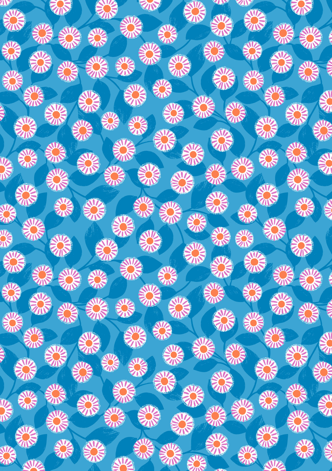 Creative Landscapes Wild Daisy on Blue