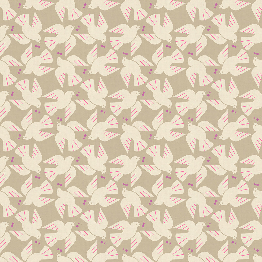 Lofi Linens Flock Yeah Khaki