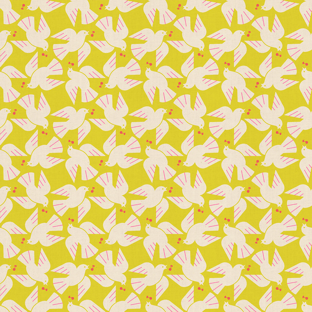 Lofi Linens Flock Yeah Citron