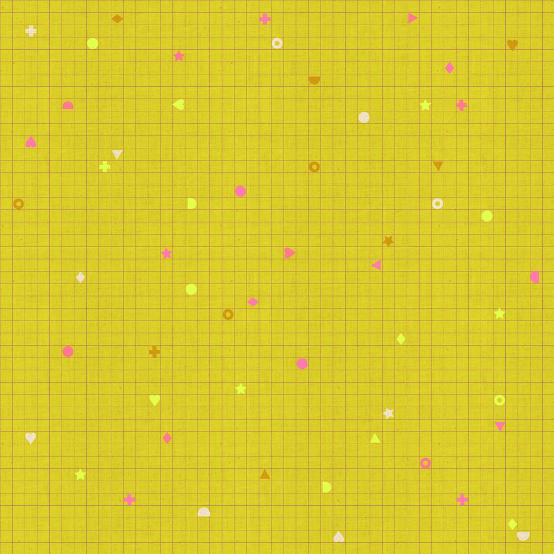 Lofi Linens Power Grid Citron