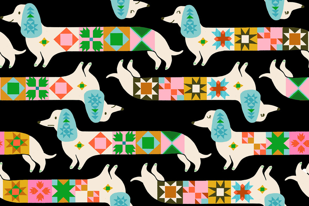 1 800 Notions Quilty Dog Soft Black