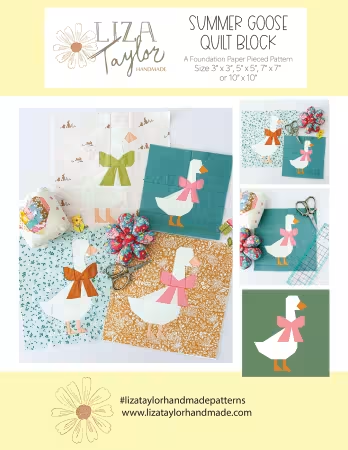 Summer Goose Quilt Block