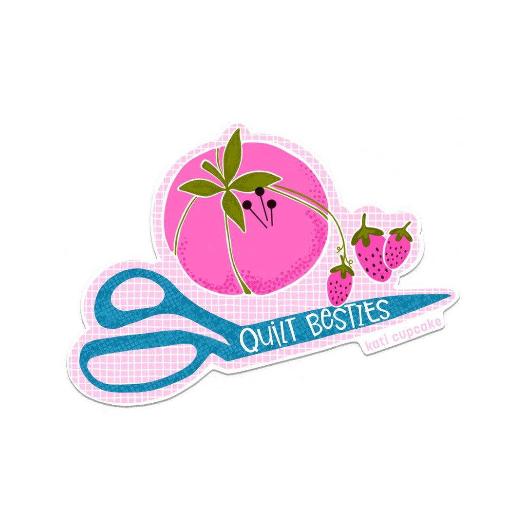 Quilt Bestie Sticker - Packaged 