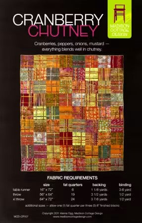 Cranberry Chutney Quilt Pattern