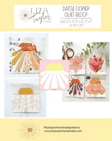Daisy Flower Quilt Block