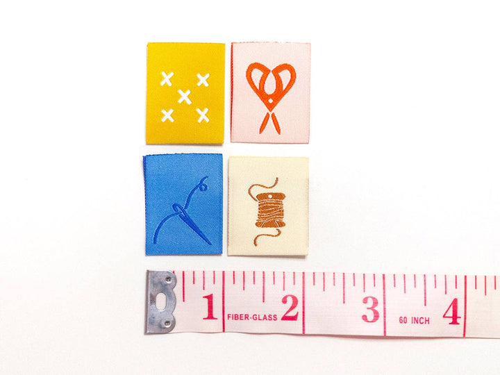 Stitching Symbols Sew-In Labels (4 Pack)