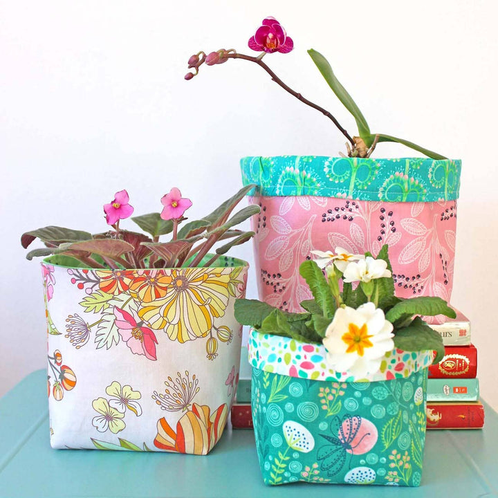 Fabric Buckets Sewing Pattern
