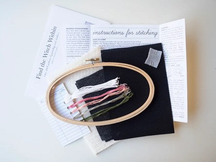 Find the Witch Within Embroidery Kit