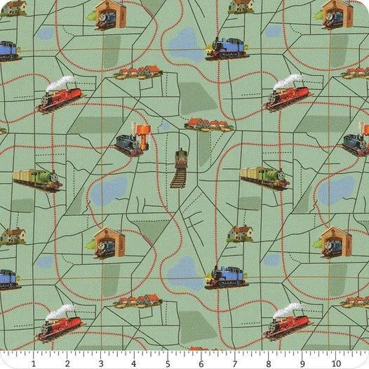 Thomas &amp; Friends 80th Anniversary Map Green