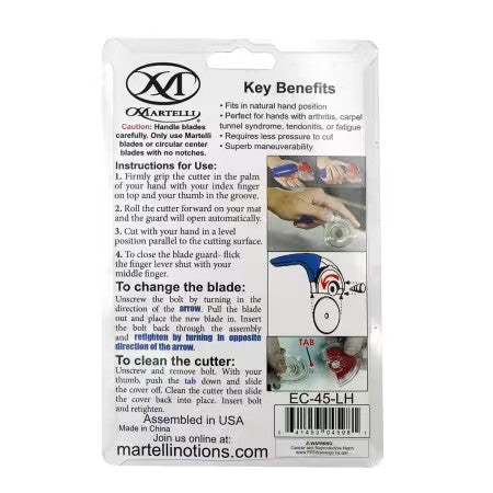 Martelli Ergo Cutter 45mm Left Hand