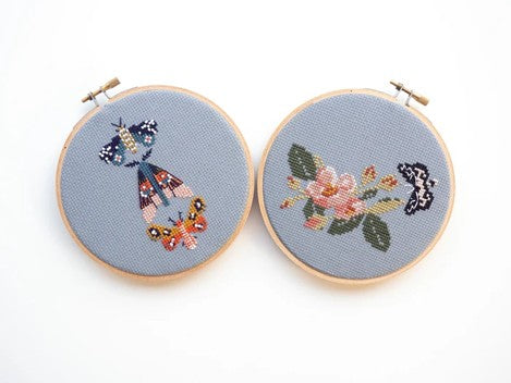 Moths Embroidery Kit
