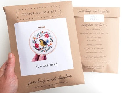 Summer Bird Embroidery Kit