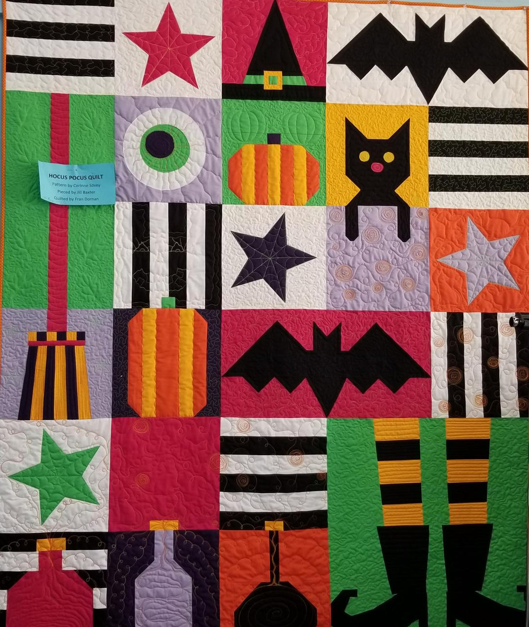 Hocus Pocus Quilt Sample